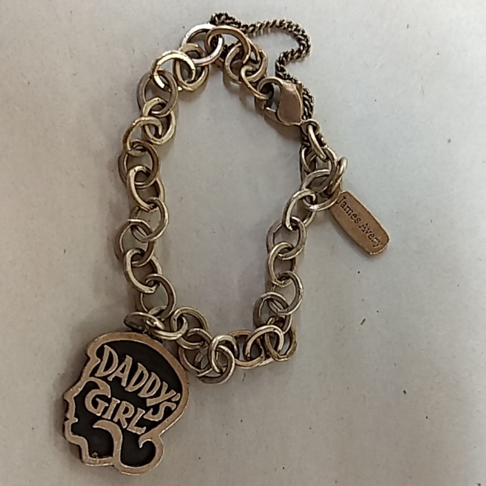 James Avery child's bracelet & Daddy's girl charm